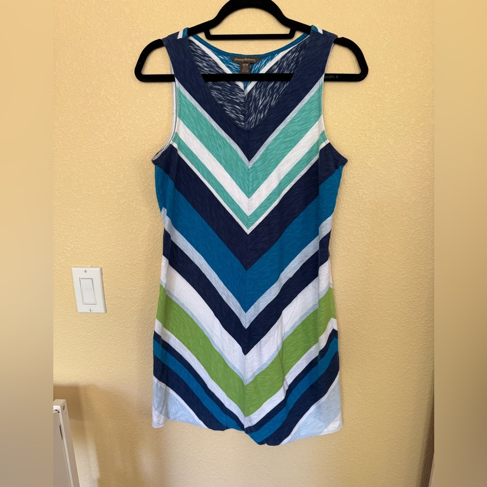 Tommy Bahama Multicolor Chevron Dress